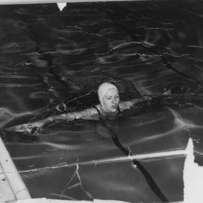 Woman swimming