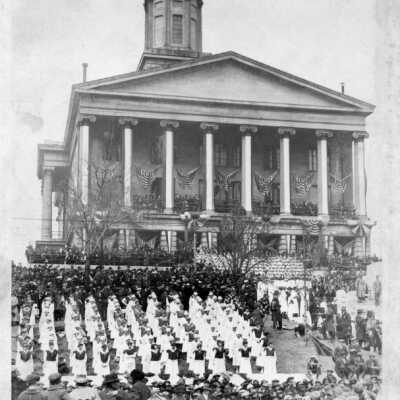 1919 service flag at TN state capitol (photocopy)
