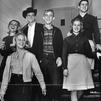 Students at 1966 Dance