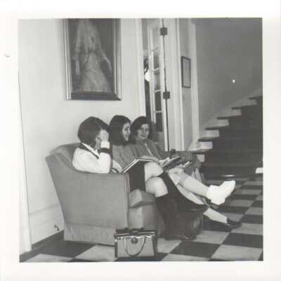 Students in Souby Hall, 1960s