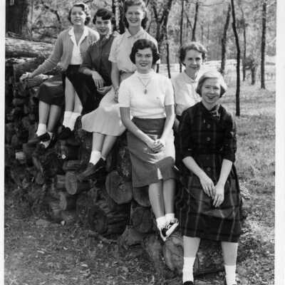 Class of 1954 Senior Class Officers.