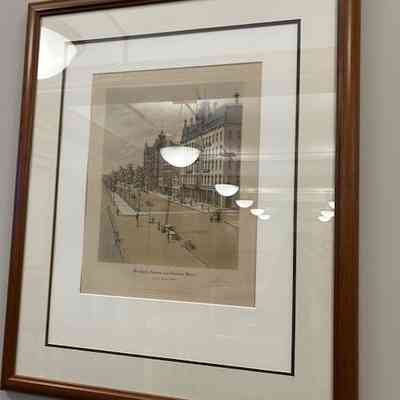 Michigan Ave. & Jackson in 1889