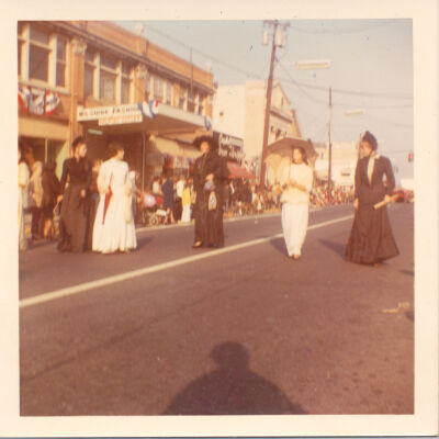 Women in Period Costumes in the Parade for South River's 250th Anniversary