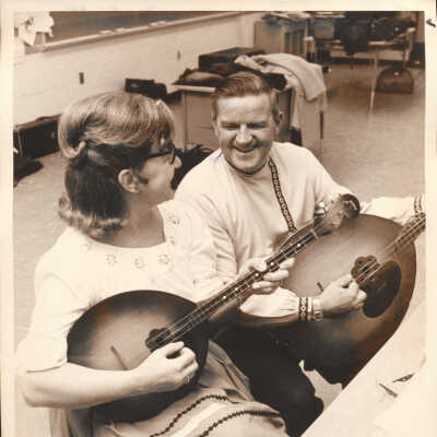 Members of the Russian Balalaika Orchestra