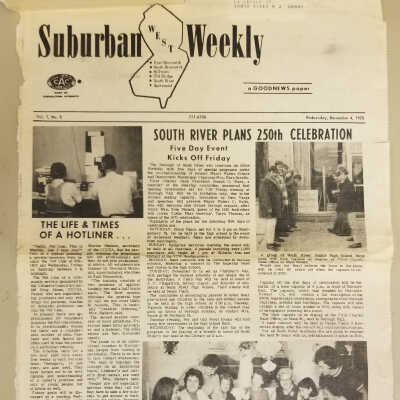 Suburban Weekly front page, November 4, 1970