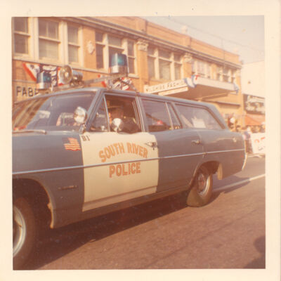 South River Police Car in the Parade for South River's 250th Anniversary