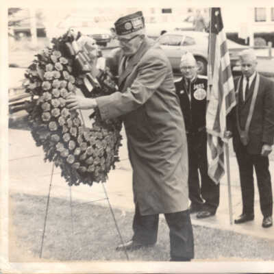 Wreath Laying, Veterans Day 1970
