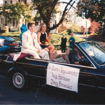 Senior King and Queen Candidates in the Parade for South River's 275th Anniversary