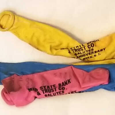 Balloons from South River's 250th Anniversary