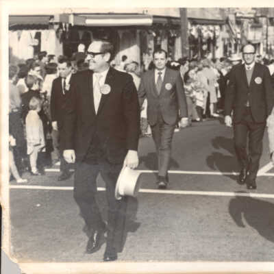 Mayor Kulik and Council Members in the 250th Anniversary Parade