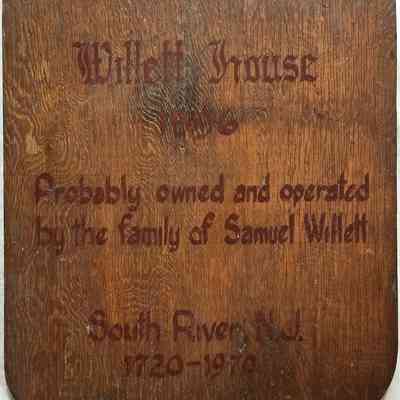 Willett House, 1896, Sign