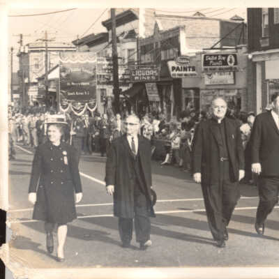 St. Marys Church Officials in the Parade for the 250th Anniversary