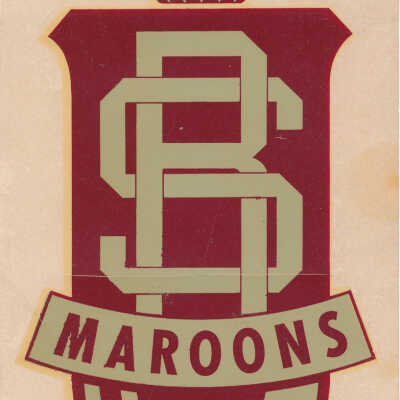 South River High School Maroons Window Decal