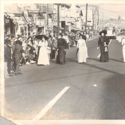 Costumed Women in the Parade for South River's 250th Anniversary