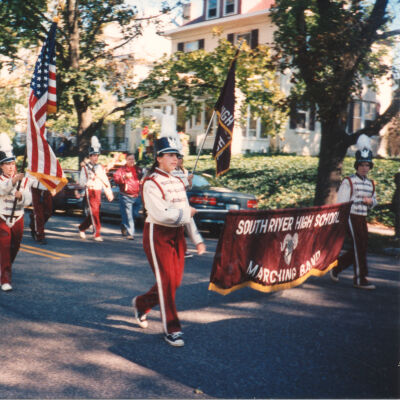 South River High School Marching Band in the Parade for South River's 275th Anniversary