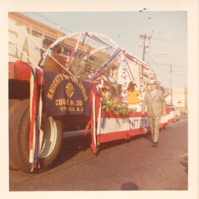 Knights of Columbus Float from the Parade for South River's 250th Anniversary