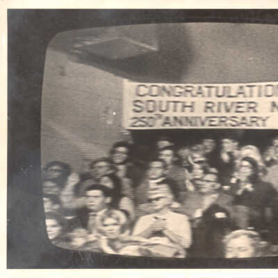 South River Anniversary Banner on the Johnny Carson Show