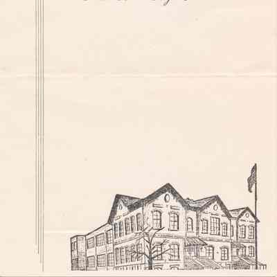 1946 South River High School Commencement Announcement