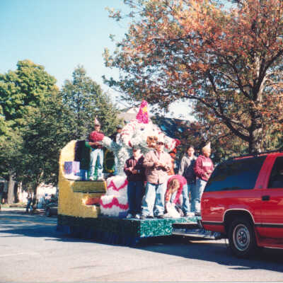 One of the Homecoming floats.