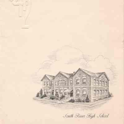 1942 South River High School Commencement Announcement