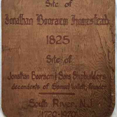 Jonathan Booraem Homestead, 1825, Sign
