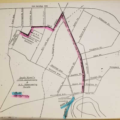 275th anniversary parade lineup and map