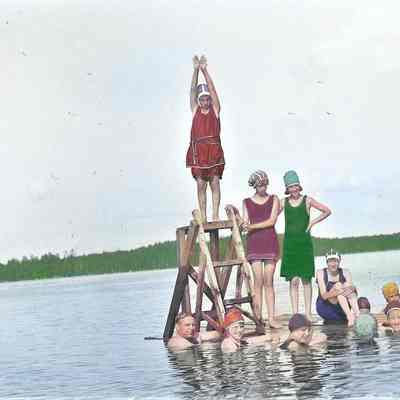 Wellwood Camp Pyramid, Lake Skatukakee July 1922