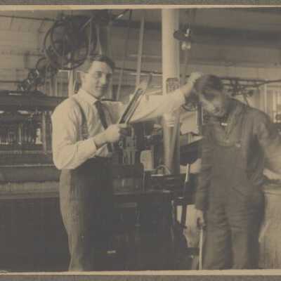 Clowning around at Mill #1 ca. 1900