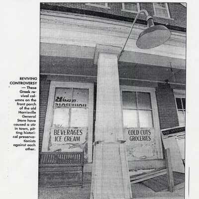 Harrisville historical debate focuses on 4 rotten columns