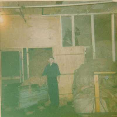 Frank Laine in Card Room or Picker House