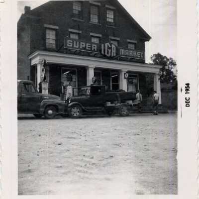 IGA Super Market (Harrisville General Store), 1954