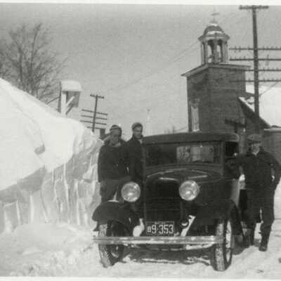 Mill Hill in Snow Storm