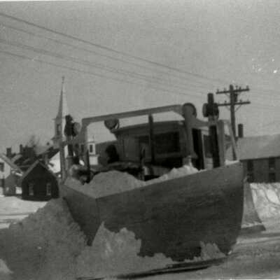 Snow Plow - Main Street Harrisville
