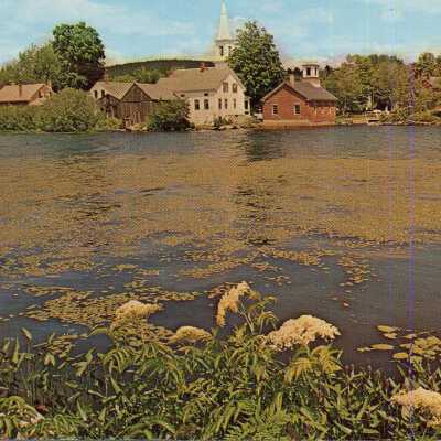 A charming spring setting found in Harrisville, New Hampshire