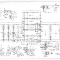 Passamaquoddy Bay Tidal Power Development | Temporary Buildings | Utilities Building | First Floor Framing | Q-E 21/6