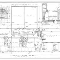 Passamaquoddy Bay Tidal Power Development | Temporary Buildings | Guest House | Plan of First Floor | Q-E 20/1