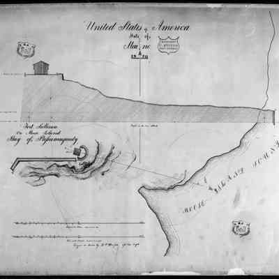 Fort Sullivan on Moose Island, Bay of Passamaquoddy | Eastport, Maine | 1820