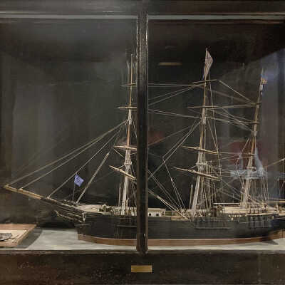R. A. Pike | Ship Model | Built by Alden Bradford, Eastport, Maine in 1857.