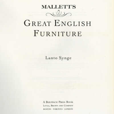 Mallett's Great English Furniture | Lanto Synge