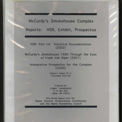 McCurdy's Smokehouse Complex Reports: HSR, Exhibit, Prospectus | Edward L. Hawes