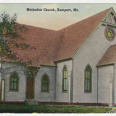 Blakey Methodist Church postcard, c.1910.