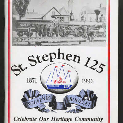 St. Stephen 125, 1871-1996: Celebrate Our Heritage Community, Souvenir Booklet