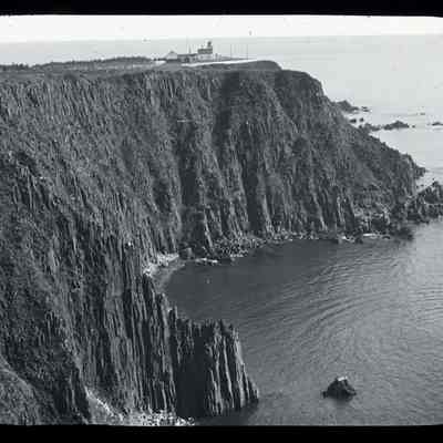 Cliffs, Grand Manan | Glass Magic Lantern Slide | R. Clinton Fuller |