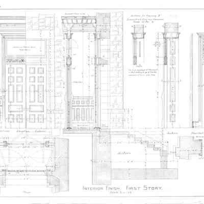 U.S. Custom House & Post Office | Eastport, Maine | Drawing No. 19