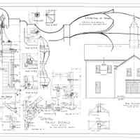 Passamaquoddy Bay Tidal Power Development | Temporary Buildings | Utilities Building | End Elevation | Q-E 21/5