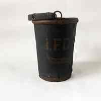 Leather Fire Buck | Independent Fire Department, Eastport, Maine, c.1840