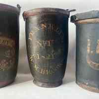 Leather Fire Bucket | Franklin No. 1 Fire Company, Eastport, Maine, 1821 | W. M. Brooks
