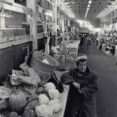 Ian MacEachern | Lady in the Market, Saint John, New Brunswick, 1965