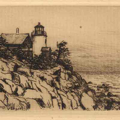 Bass Head Light, Mt. Desert | Le Baron Cooke