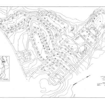 Passamaquoddy Bay Tidal Power Development | Temporary Buildings Plot Plan